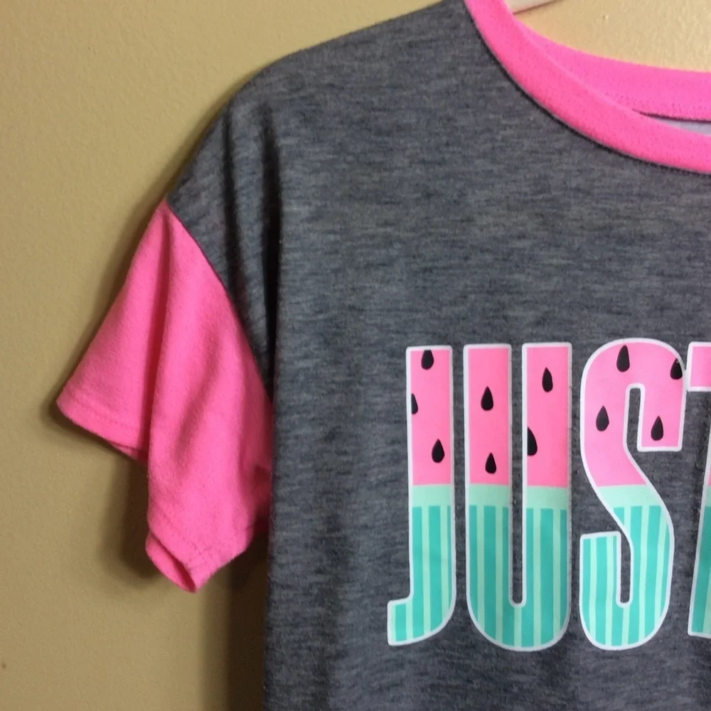 Justice Gray watermelon nightgown XL 14–16